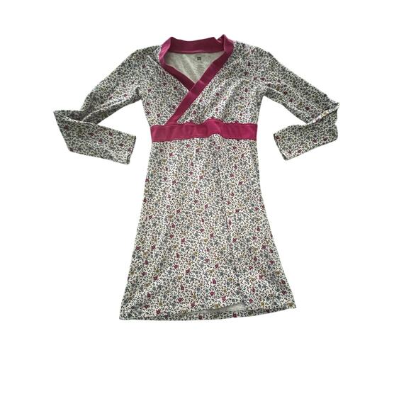 Tea Collection Wrap Dress | Girls Size 10 | Floral Print | Long Sleeve - Picture 1 of 6